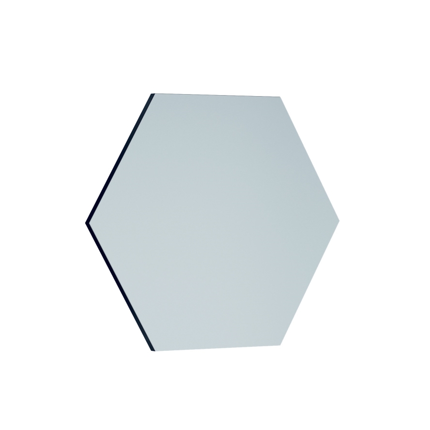 muur spiegel ZEO 60x70 cm zwart