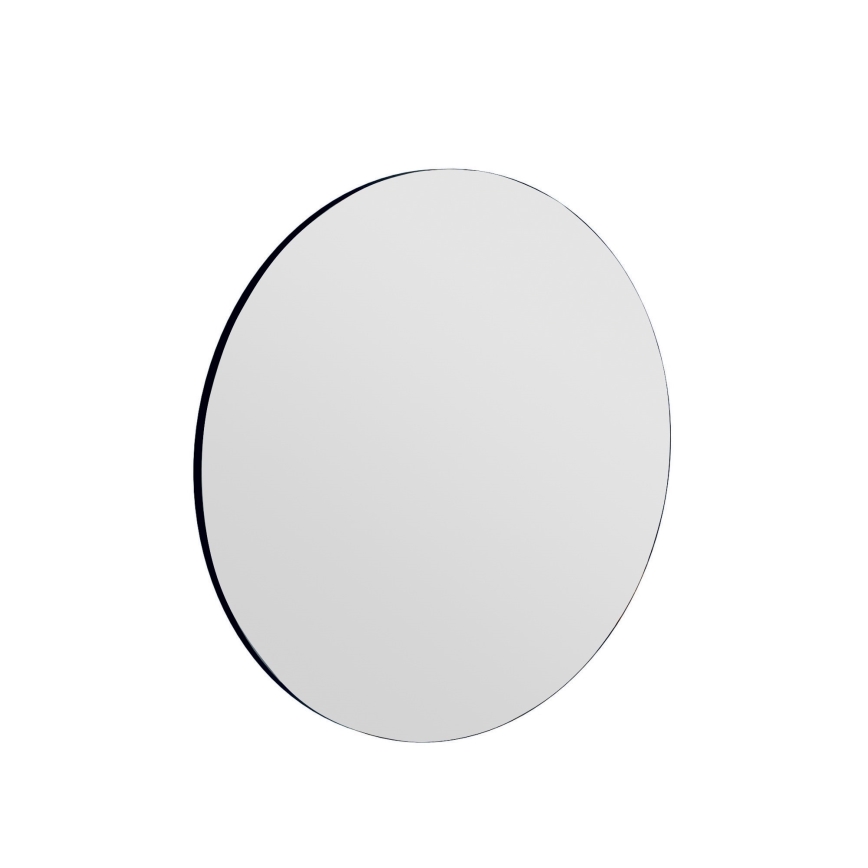muur spiegel ZEOS diameter 70 cm zwart