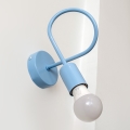 Muurlamp OXFORD 1xE27/15W/230V blauw