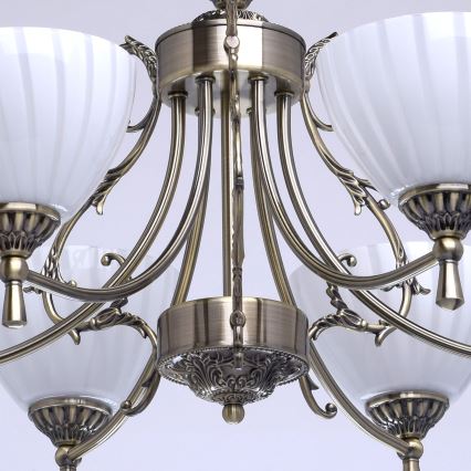 MW-LIGHT - Hanglamp aan ketting CLASSIC 6xE14/60W/230V