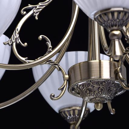 MW-LIGHT - Hanglamp aan ketting CLASSIC 6xE14/60W/230V