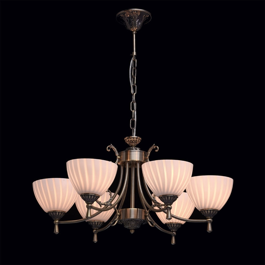 MW-LIGHT - Hanglamp aan ketting CLASSIC 6xE14/60W/230V