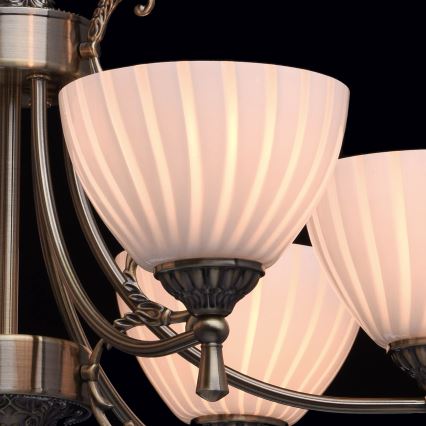 MW-LIGHT - Hanglamp aan ketting CLASSIC 6xE14/60W/230V