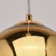 MW-LIGHT - Hanglamp aan koord MEGAPOLIS 1xE27/40W/230V gouden