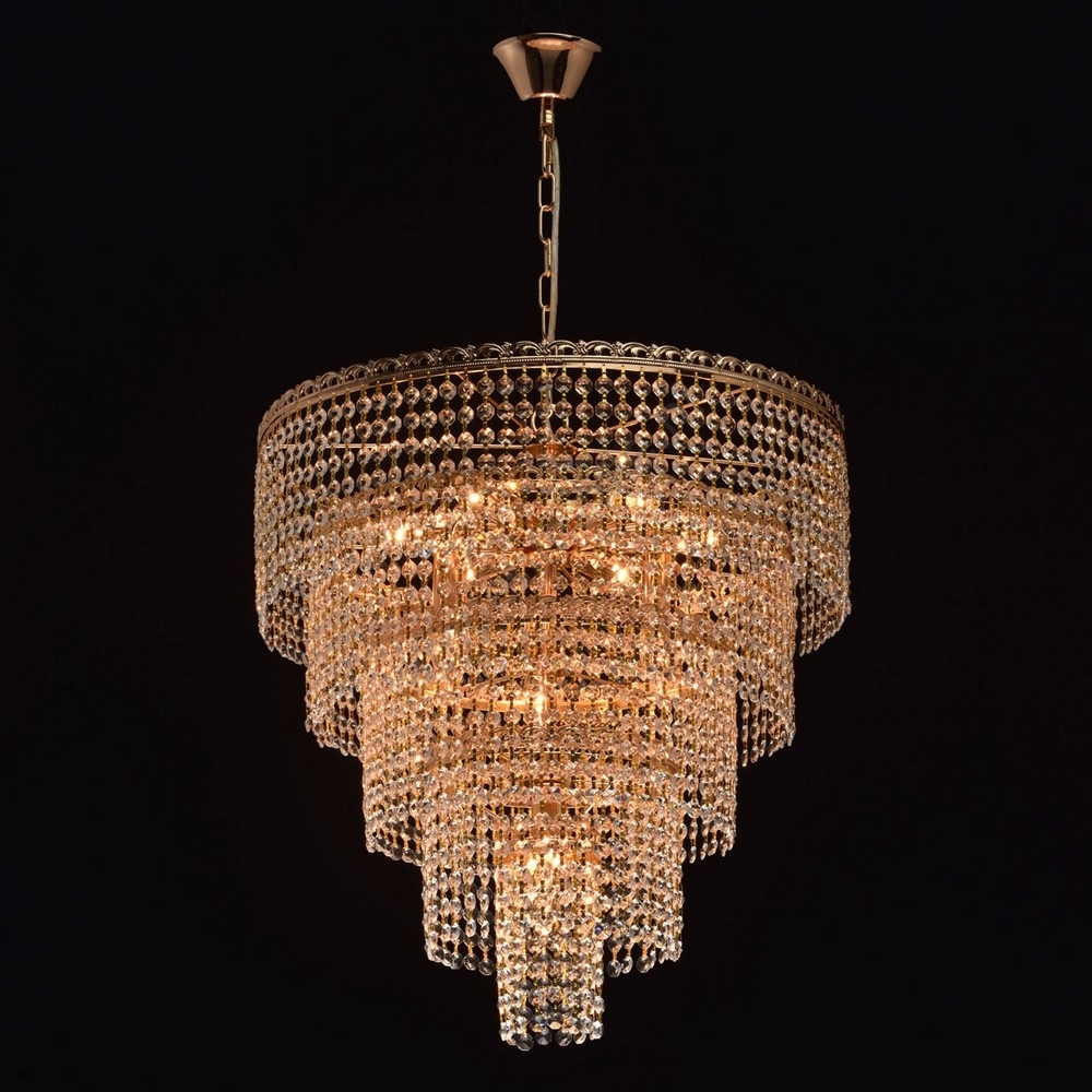 Hanglampen 5 Light Pink Gypsy Kroonluchter, roze metalen frame met Light Pink Acryl Crystals smeedijzer Rose Girls Slaapkamer H20.5 W 23.6