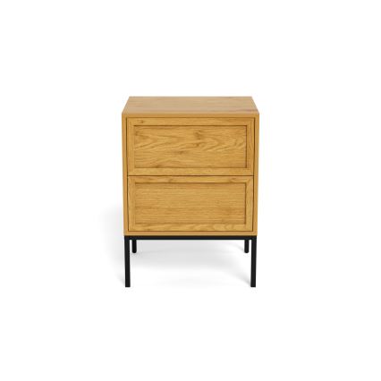 Nachtkastje ALIN 46 x 40 cm lichtbruin