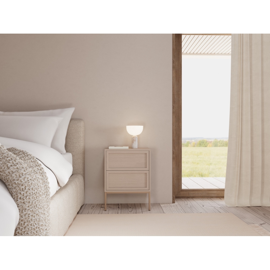 Nachtkastje ALIN 46x40 cm taupe