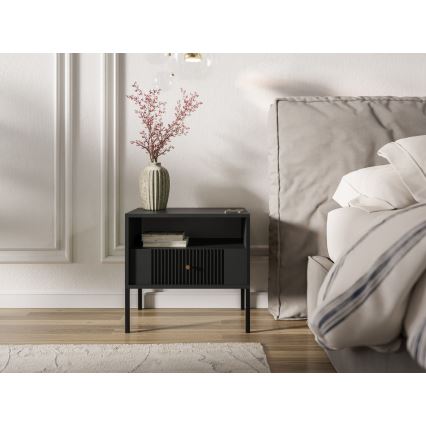 Nachtkastje LUE zwart