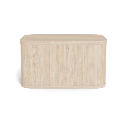 Nachtkastje MADERA 46x30 cm wit eiken