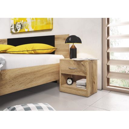 Nachtkastje NED eik Wotan