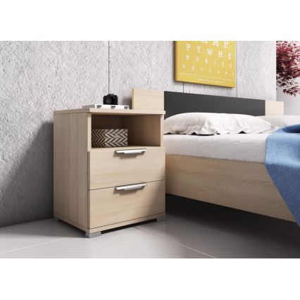 Nachtkastje NED Sonoma eiken