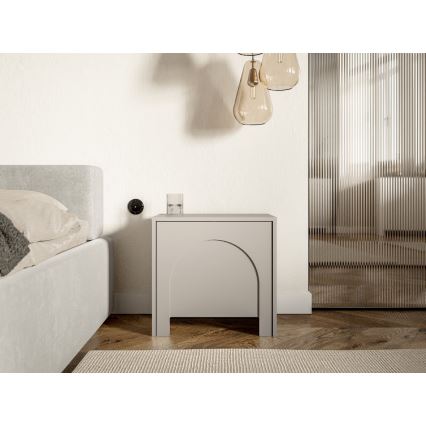 Nachtkastje NIO kasjmier/beige