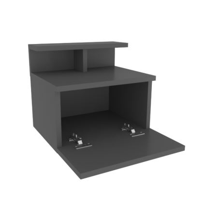 Nachtkastje NOVEN antraciet