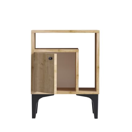 Nachtkastje NUNO 55x40 cm saffier eiken