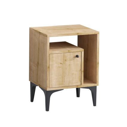 Nachtkastje NUNO 55x40 cm saffier eiken