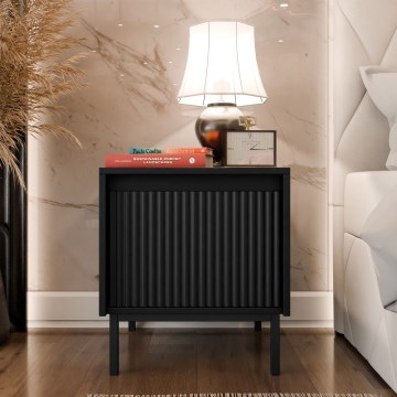 Nachtkastje OZMI 50x45 cm zwart