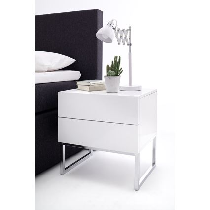 Nachtkastje ROCKY wit