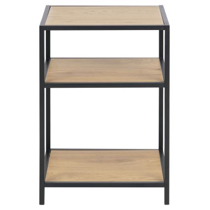 Nachtkastje SARON eiken/zwart