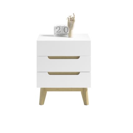 Nachtkastje SINIRA wit