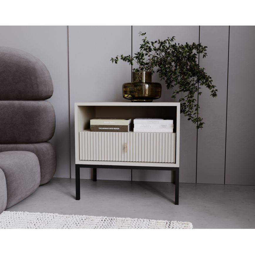 Nachtkastje SUE beige/kasjmier