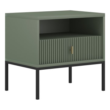 Nachtkastje SUE groen/zwart