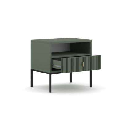 Nachtkastje SUE groen/zwart