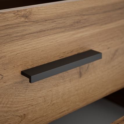 Nachtkastje TOD craft eik/zwart