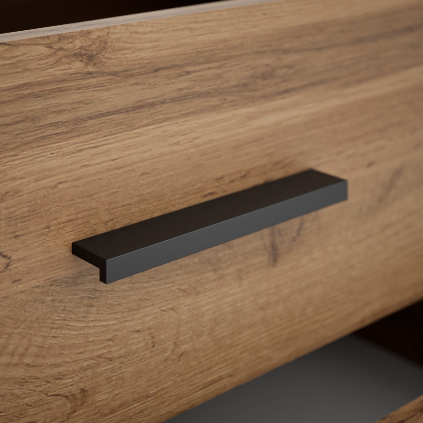 Nachtkastje TOD craft eik/zwart