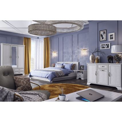 Nachtkastje VETICA 48x49 cm crème