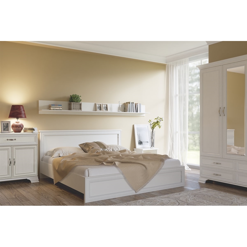 Nachtkastje VETICA 48x49 cm crème