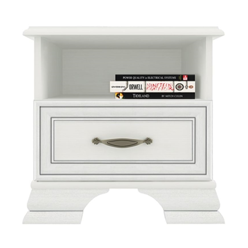 Nachtkastje VETICA 48x49 cm crème