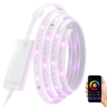 Nanoleaf - LED RGBW dimbare strip ESSENTIALS 2700-6500K Wi-Fi 2m