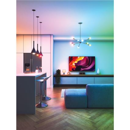 SET 3x LED RGBW dimbare lamp ESSENTIALS A60 E27/8,5W/230V CRI 90 2700-6500K Wi-Fi - Nanoleaf