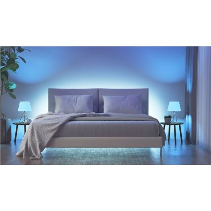 SET 3x LED RGBW dimbare lamp ESSENTIALS A60 E27/8,5W/230V CRI 90 2700-6500K Wi-Fi - Nanoleaf