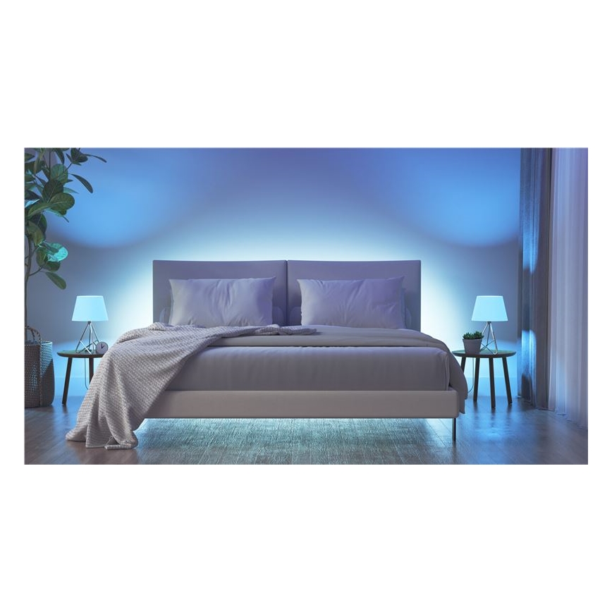 SET 3x LED RGBW dimbare lamp ESSENTIALS A60 E27/8,5W/230V CRI 90 2700-6500K Wi-Fi - Nanoleaf