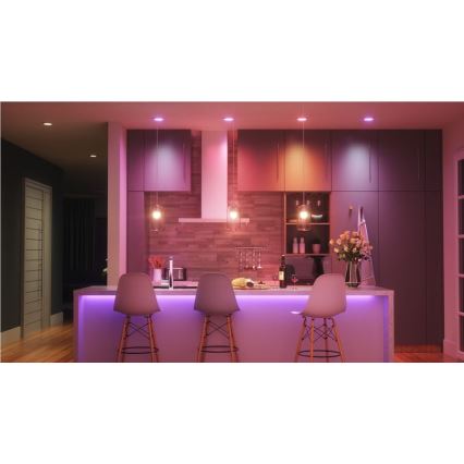 SET 3x LED RGBW dimbare lamp ESSENTIALS A60 E27/8,5W/230V CRI 90 2700-6500K Wi-Fi - Nanoleaf