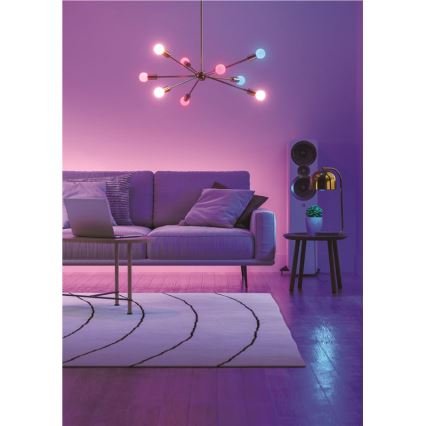SET 3x LED RGBW dimbare lamp ESSENTIALS A60 E27/8,5W/230V CRI 90 2700-6500K Wi-Fi - Nanoleaf