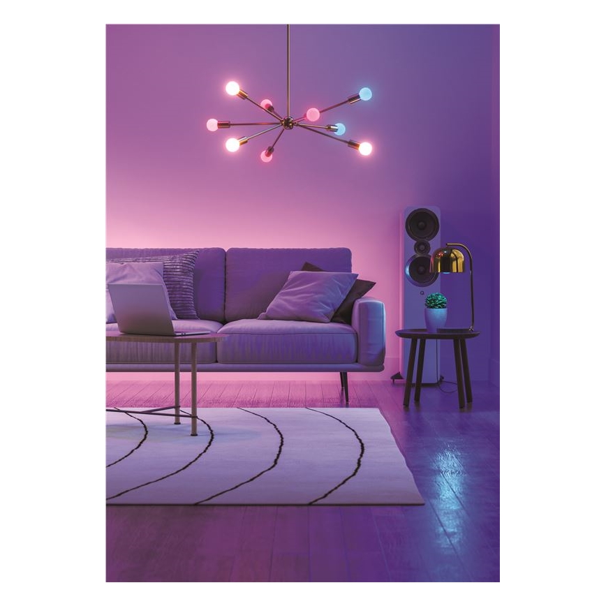 SET 3x LED RGBW dimbare lamp ESSENTIALS A60 E27/8,5W/230V CRI 90 2700-6500K Wi-Fi - Nanoleaf