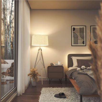 SET 3x LED RGBW dimbare lamp ESSENTIALS A60 E27/8,5W/230V CRI 90 2700-6500K Wi-Fi - Nanoleaf
