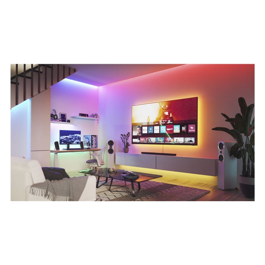 Nanoleaf - LED RGBW dimbare strip ESSENTIALS 2700-6500K Wi-Fi 2m
