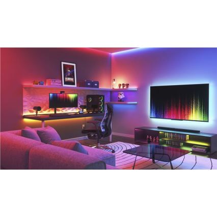 Nanoleaf - LED RGBW dimbare strip ESSENTIALS 2700-6500K Wi-Fi 2m