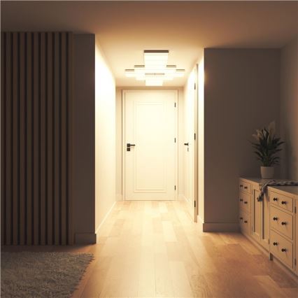 Nanoleaf - SET 3x LED RGBW dimbare plafondlamp SKYLIGHT LED/18W/230V + 2xLED/16W/230V 2700-6500K Wi-Fi