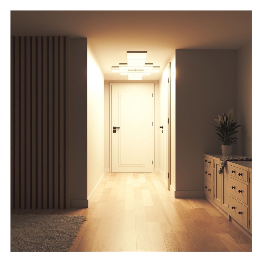 Nanoleaf - SET 3x LED RGBW dimbare plafondlamp SKYLIGHT LED/18W/230V + 2xLED/16W/230V 2700-6500K Wi-Fi