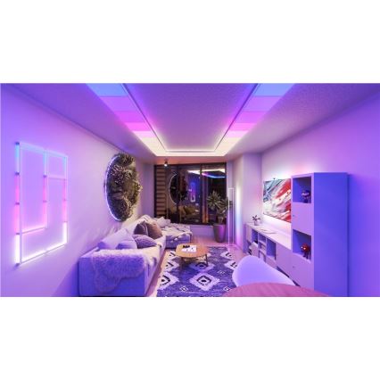 Nanoleaf - SET 3x LED RGBW dimbare plafondlamp SKYLIGHT LED/18W/230V + 2xLED/16W/230V 2700-6500K Wi-Fi