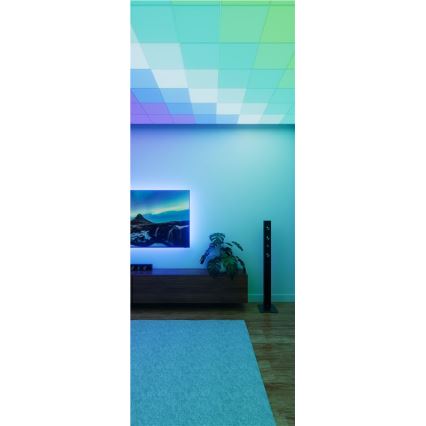 Nanoleaf - SET 3x LED RGBW dimbare plafondlamp SKYLIGHT LED/18W/230V + 2xLED/16W/230V 2700-6500K Wi-Fi
