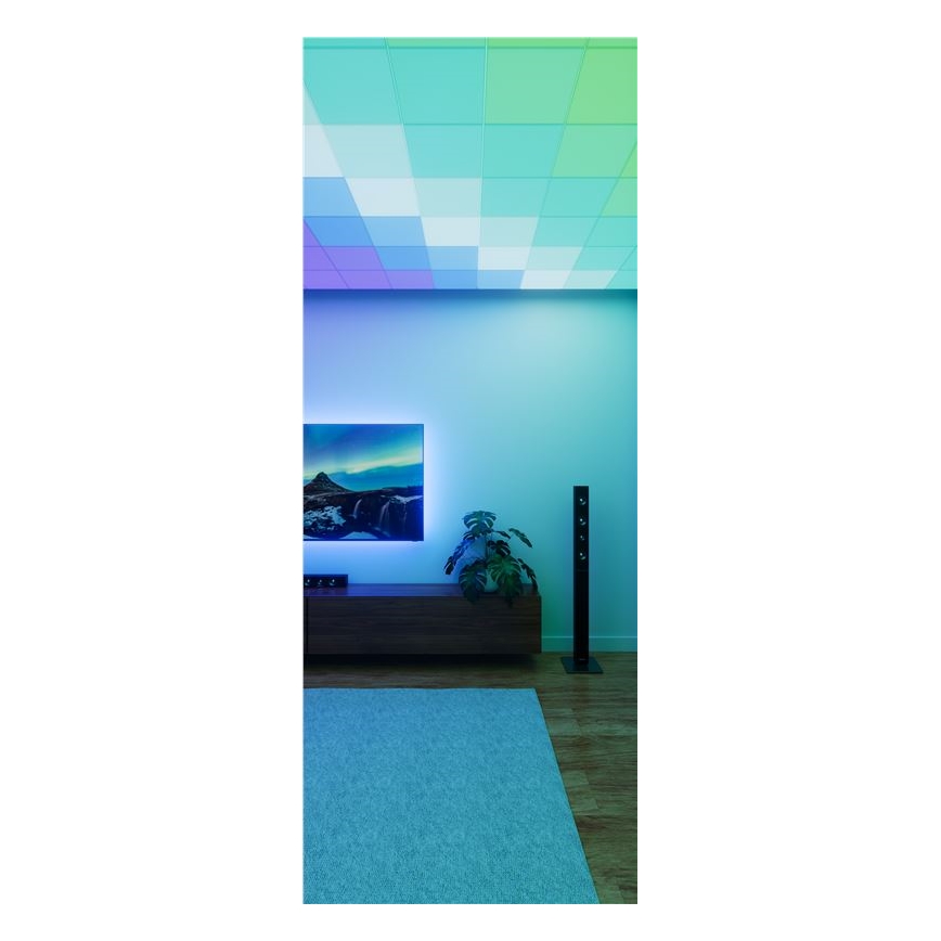 Nanoleaf - SET 3x LED RGBW dimbare plafondlamp SKYLIGHT LED/18W/230V + 2xLED/16W/230V 2700-6500K Wi-Fi
