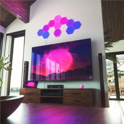 Nanoleaf - SET 9x LED RGB Dimbaar lichtpaneel SHAPES HEXAGON LED/2W/230V 1200-6500K Wi-Fi