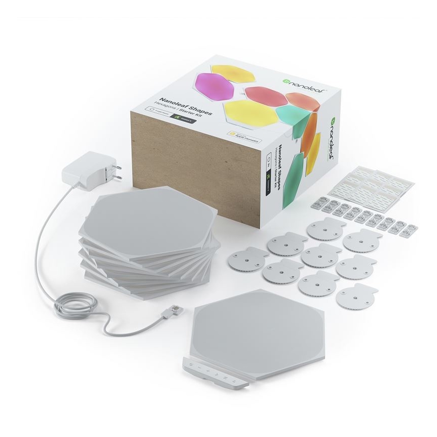 Nanoleaf - SET 9x LED RGB Dimbaar lichtpaneel SHAPES HEXAGON LED/2W/230V 1200-6500K Wi-Fi