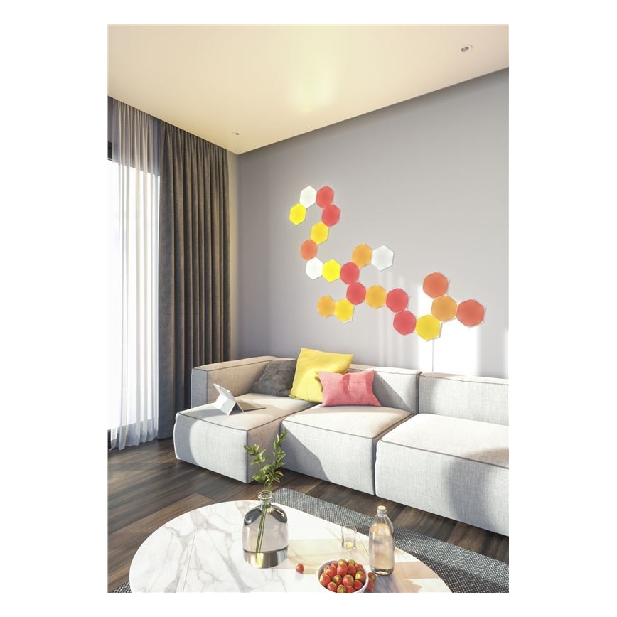 Nanoleaf - SET 15x LED RGB Dimbaar lichtpaneel LED/2W/230V 1200-6500K Wi-Fi