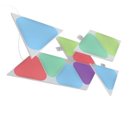 Nanoleaf NL48-1001TW-10PK - SET 10st LED RGB Dimbaar paneel TRIANGLES LED/0,5 Wi-Fi